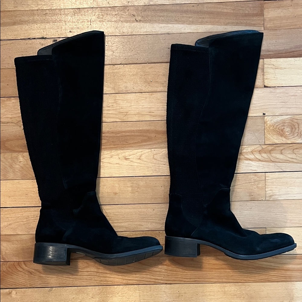 Me Too Black Over the Knee Boots